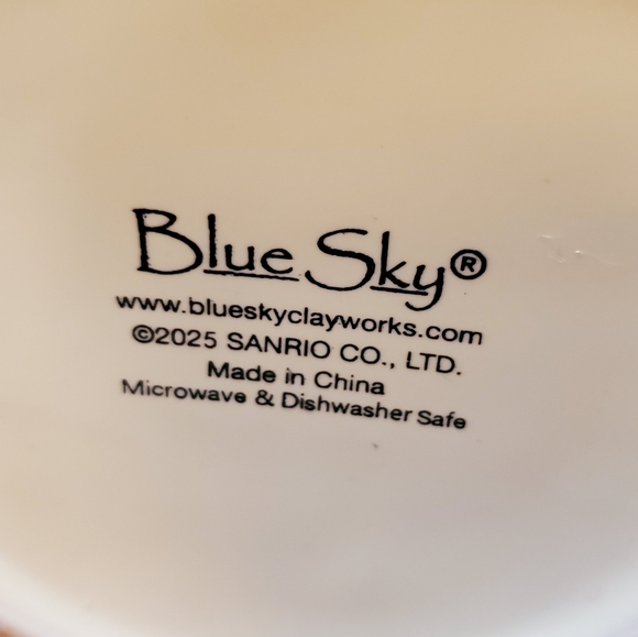 Blue Sky Hello Kitty and Friends Teapot with Lid Porcelain teal bow.NWOT - Picture 3 of 5